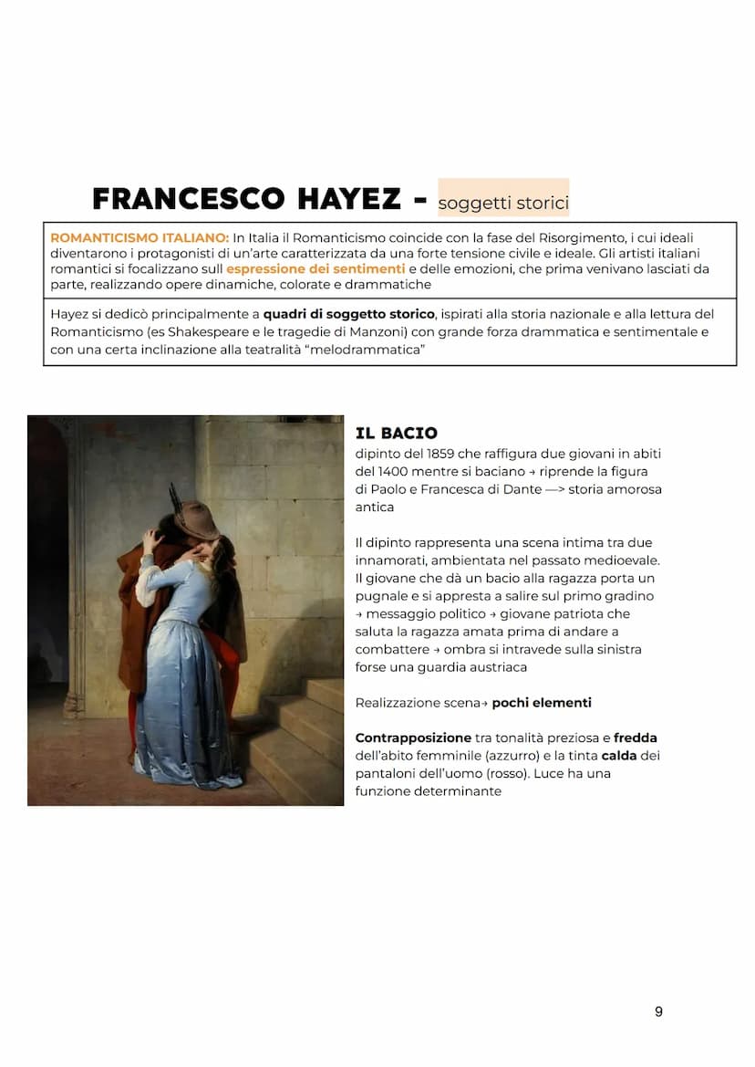 NEOCLASSICISMO
stile dominante diffuso in Francia e Italia nella seconda metà del 1700 (convide idealismo e spirito
dell'illuminismo) che ha