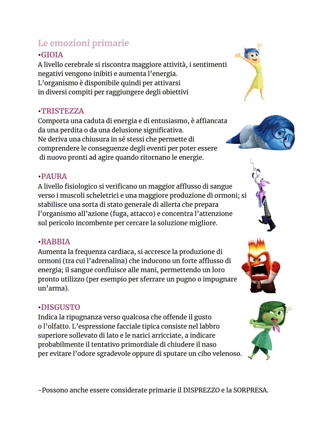 LE EMOZIONI
L'emozione è una risposta immediata dell'organismo ad un evento
inaspettato
L'evento esterno innesca una valutazione cognitiva c