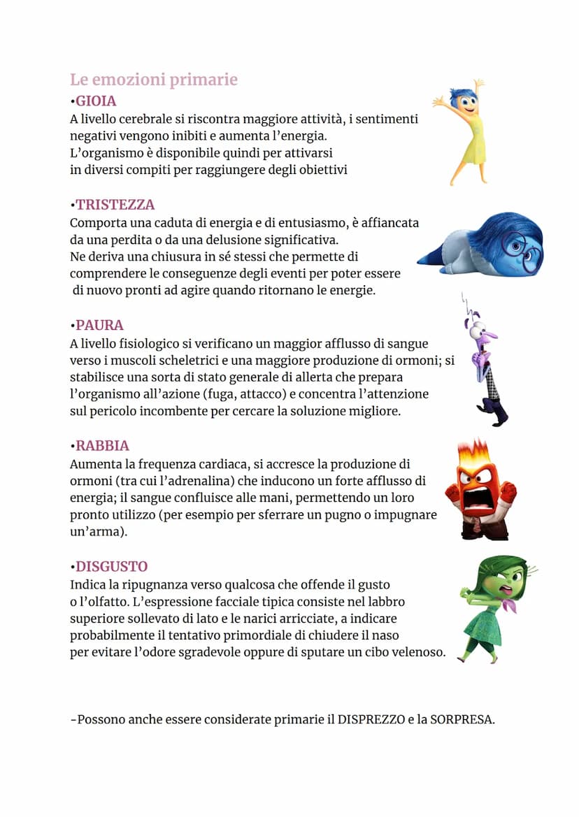 LE EMOZIONI
L'emozione è una risposta immediata dell'organismo ad un evento
inaspettato
L'evento esterno innesca una valutazione cognitiva c
