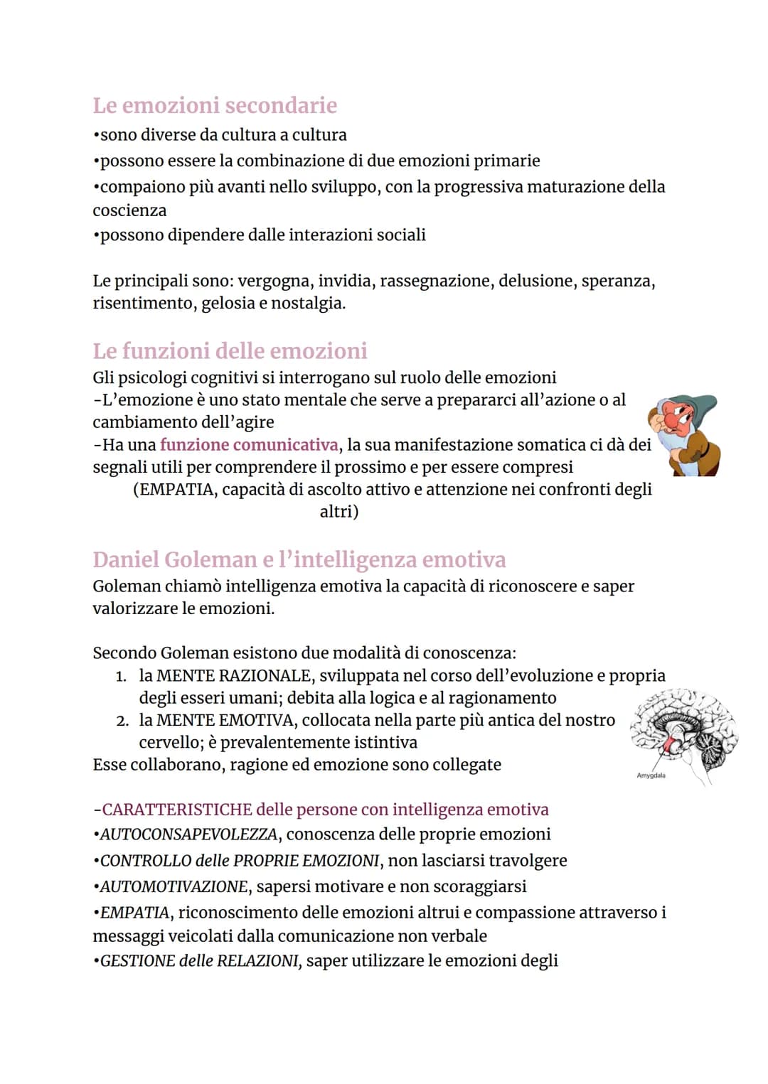 LE EMOZIONI
L'emozione è una risposta immediata dell'organismo ad un evento
inaspettato
L'evento esterno innesca una valutazione cognitiva c