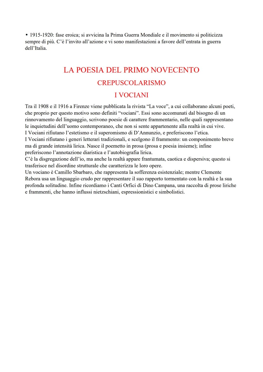 LE AVANGUARDIE STORICHE DEL NOVECENTO
Le avanguardie storiche sono movimenti artistici e letterari che si affermano in diversi paesi europei