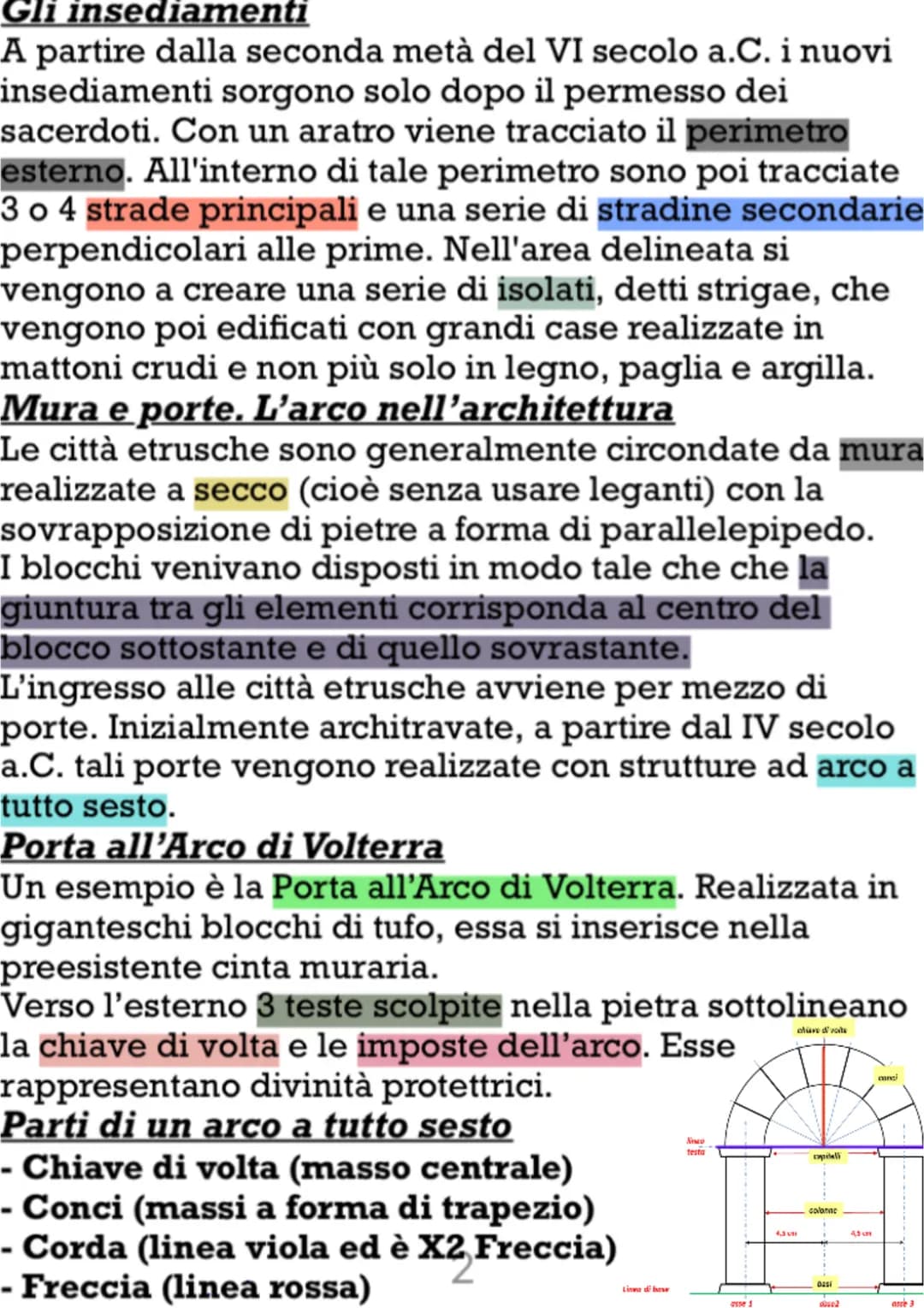 Gli Etruschi
La civiltà delle necropoli
Presso gli Etruschi qualsiasi espressione artististica è
collegata alla religione e l'arte non è con