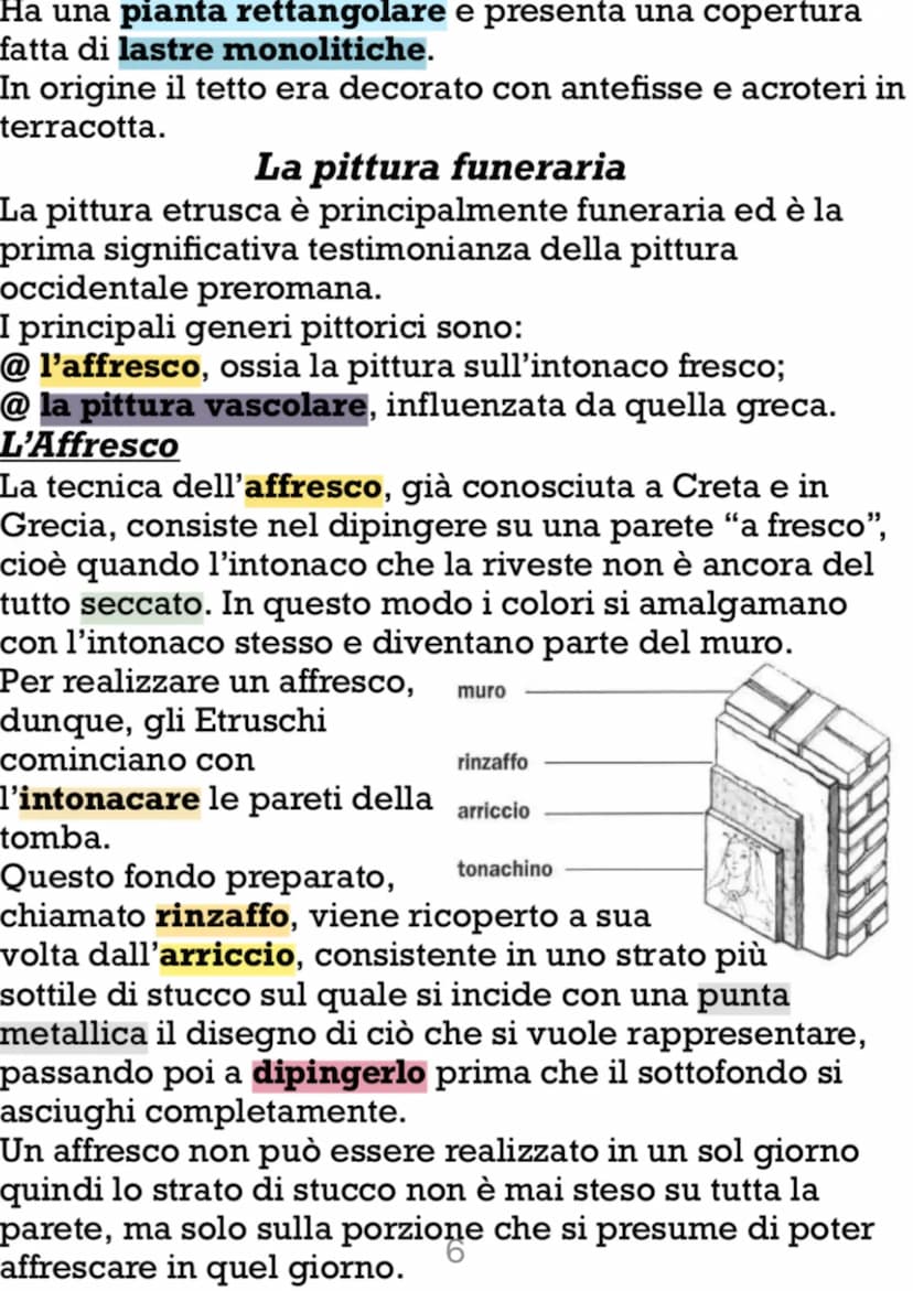 Gli Etruschi
La civiltà delle necropoli
Presso gli Etruschi qualsiasi espressione artististica è
collegata alla religione e l'arte non è con