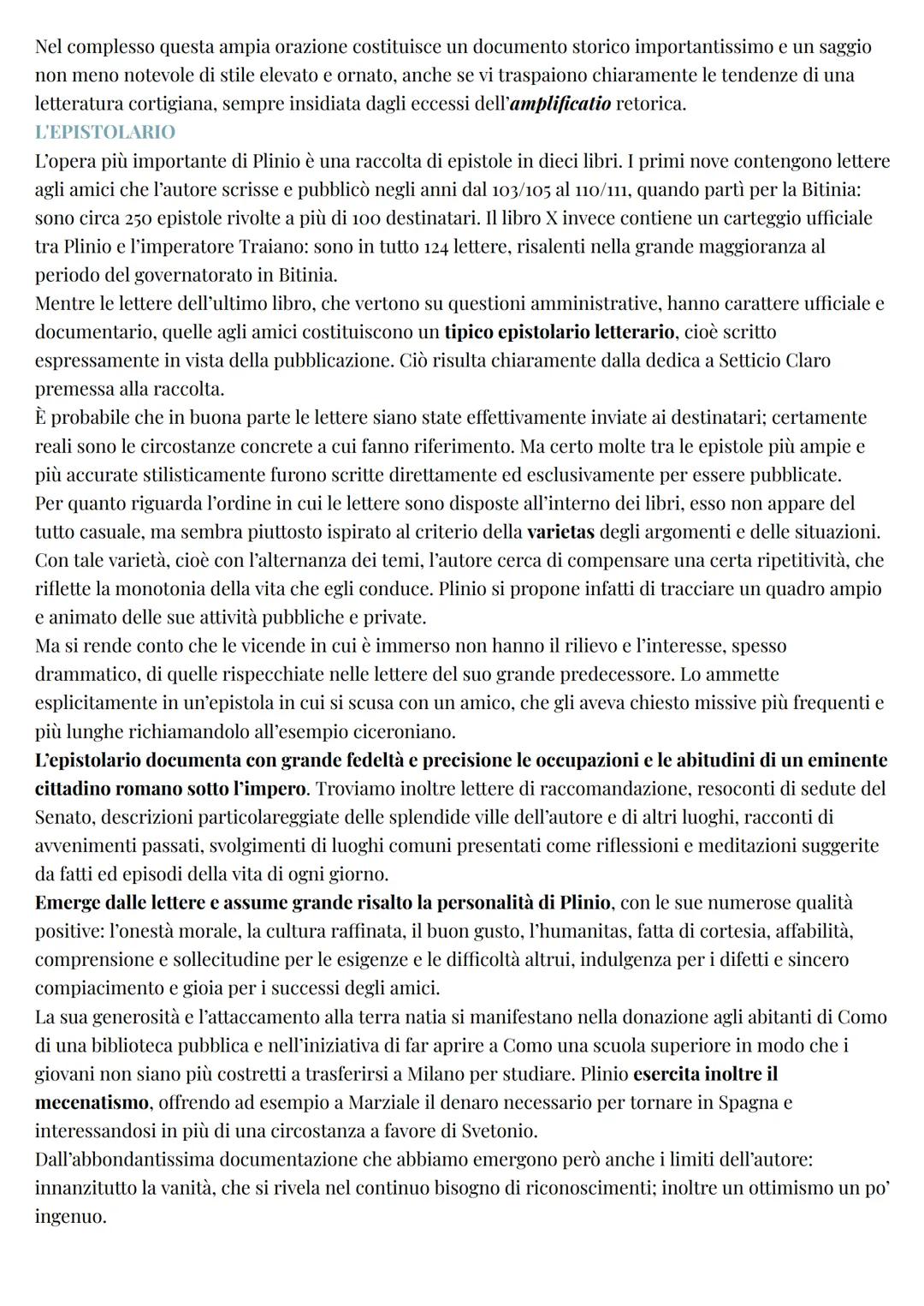 Latino

# Plinio il Giovane

LA VITA E LE OPERE PERDUTE

Plinio nacque nel 61 0 nel 62 d.C. a Novum Comum (oggi Como). Figlio di una sorella