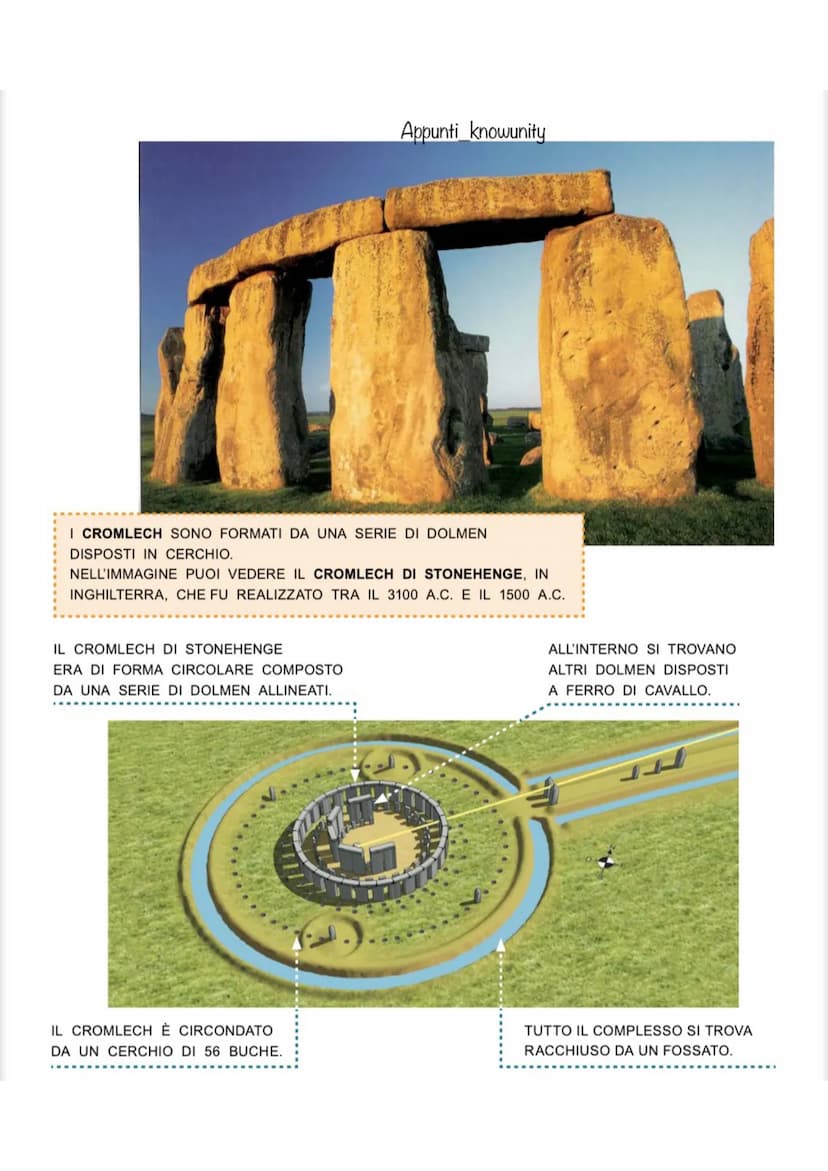 IN EUROPA
PITTURA
DOVE
PITTURE SULLE PARETI
DELLE CAVERNE
RITI MAGICI PER SPERARE
IN UNA BUONA CACCIA
MENHIR
Appunti_knowunity
L'ARTE NELLA
