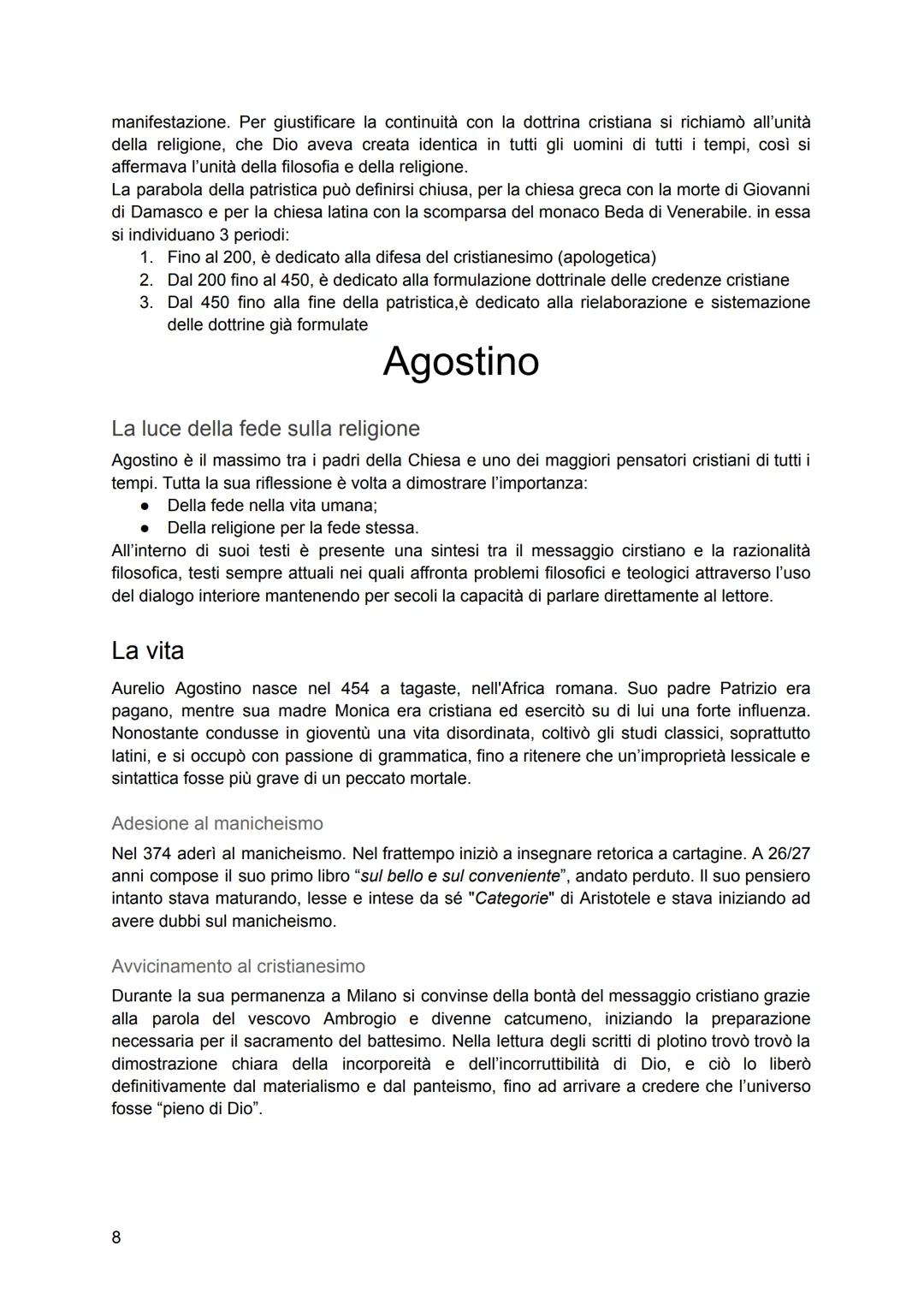 Il neoplatonismo e Plotino
Il neoplatonismo è l'ultima manifestazione del platonismo nel mondo antico. Elementi
pitagorici, aristotelici e s