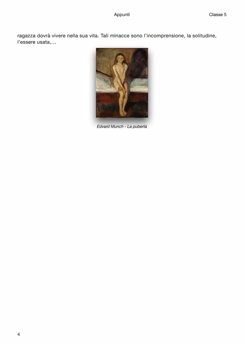 Appunti
Classe 5
Storia dell'arte
Edvard Munch
Vita e ideologia
È uno degli artisti più influenti del nuovo secolo. La secessione viennese, 