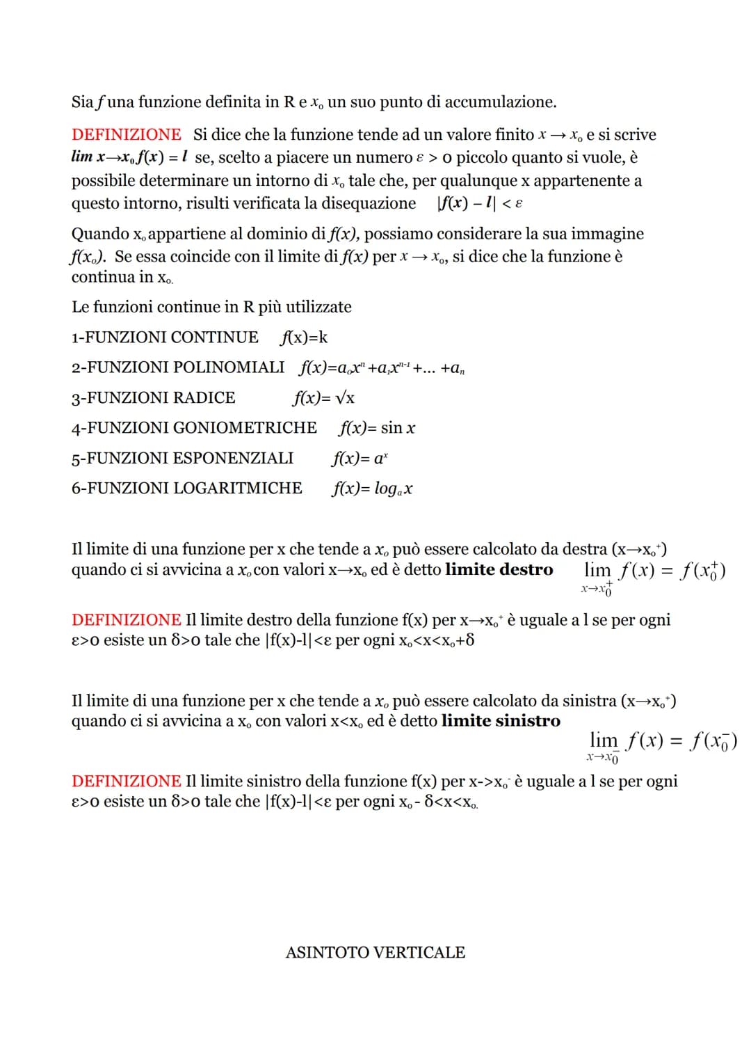 Funzioni
La relazione è un "legame" che associa agli elementi di un
insieme, elementi di un altro insieme.
Una relazione tra due insiemi si 