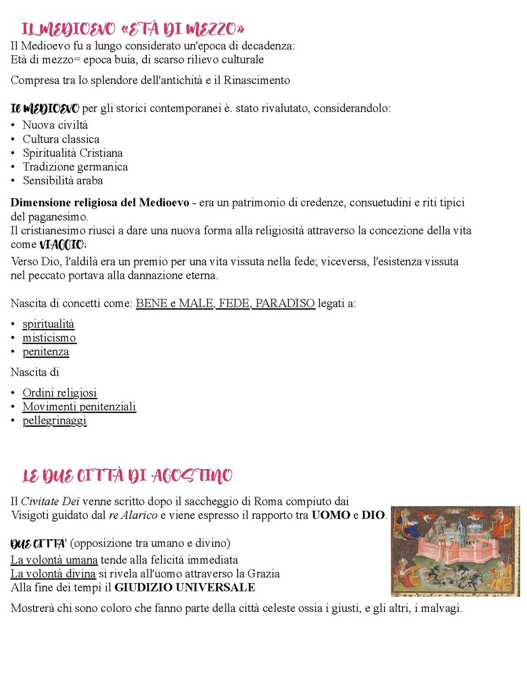 Dal Medioevo alla Poesia della Scuola Siciliana