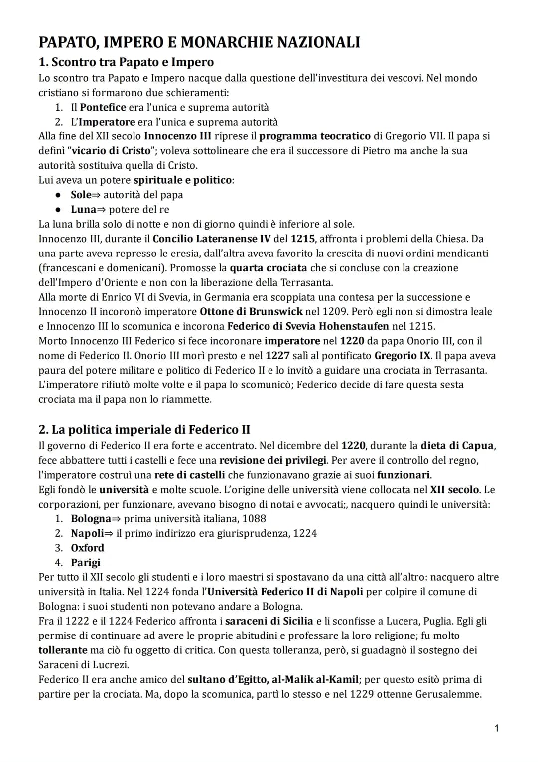 Papato, Impero e Monarchie nazionali