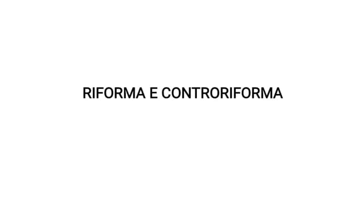 Know Riforma e controriforma  thumbnail