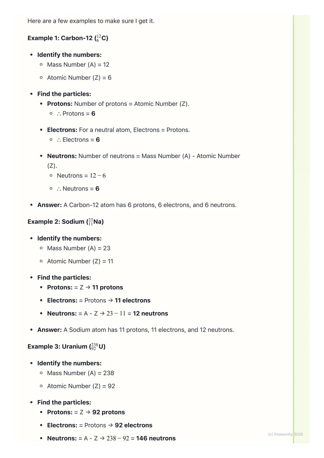 # Atomic Number and Mass
# Number

Introduction to atomic and mass numbers

Okay, so every element on the Periodic Table is made of tiny par