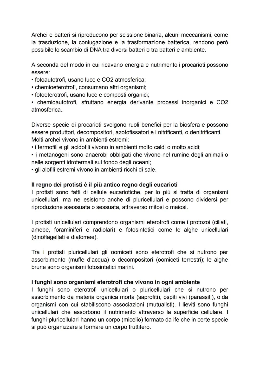 La biodiversità: procarioti, protisti, funghi
La classificazione degli organismi
Il sistema binomiale di nomenclatura proposto da Linneo per