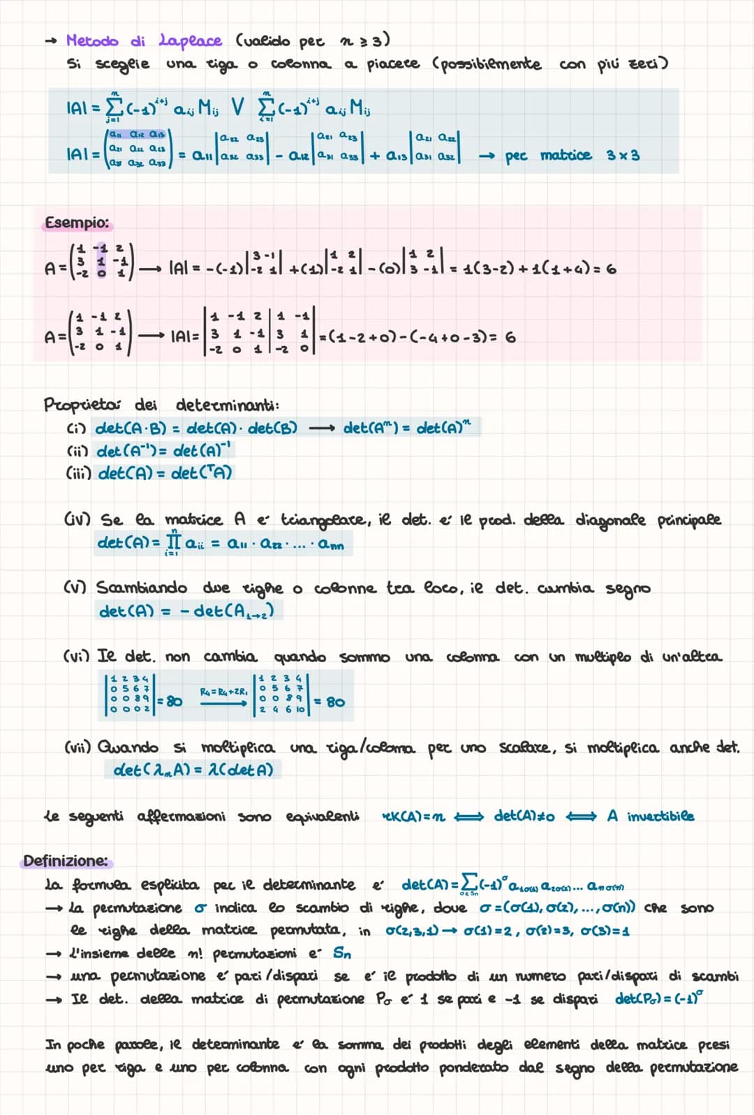 4.1) Matrice
Definizione:
Una matrice A e una tabella ordinata di N eighe ed M colonne formata da elementi
A=
a azı amı
Qiz ....
ain
dove
aj