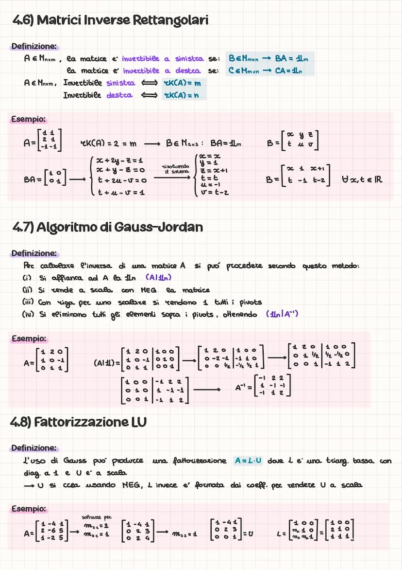 4.1) Matrice
Definizione:
Una matrice A e una tabella ordinata di N eighe ed M colonne formata da elementi
A=
a azı amı
Qiz ....
ain
dove
aj