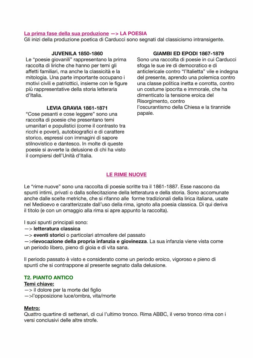 Giosuè Carducci
Biografia
Giosue Carducci nacque nel 1835 a Valdicastello, in Versilia, da famiglia medio
borghese (il padre era medico cond