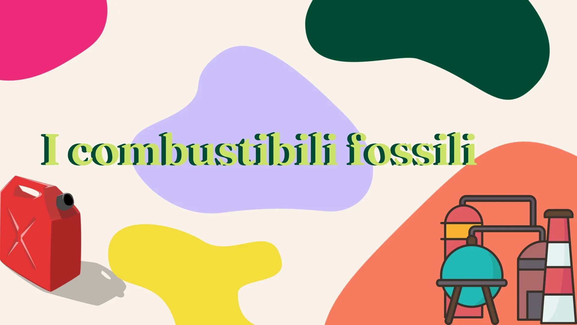 I combustibili fossili Combustione
che brucia formata da carbonio e idrogeno che
contengono energia.
Comburente:sostanza che permette la com