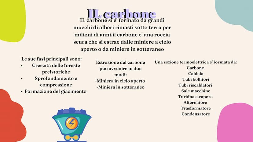 I combustibili fossili Combustione
che brucia formata da carbonio e idrogeno che
contengono energia.
Comburente:sostanza che permette la com