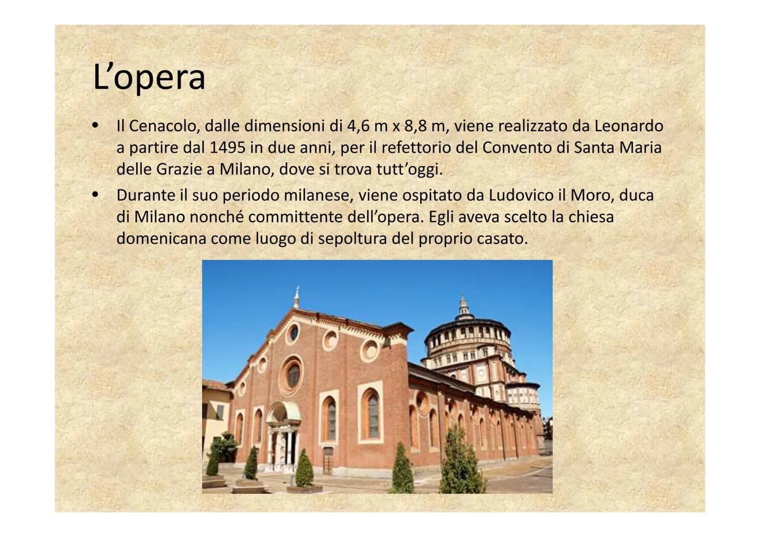 MA AUSUR LAQACA MOA POR
IL CENACOLO
di Leonardo da Vinci
Giani Costanza
Classe 3C Chi era Leonardo?
• Leonardo nasce ad Anchiano nel 1452, v