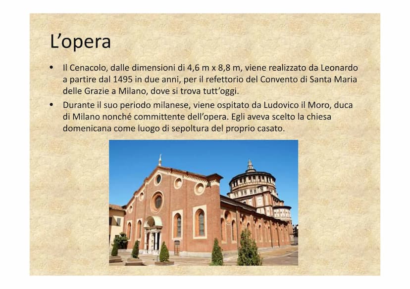 MA AUSUR LAQACA MOA POR
IL CENACOLO
di Leonardo da Vinci
Giani Costanza
Classe 3C Chi era Leonardo?
• Leonardo nasce ad Anchiano nel 1452, v