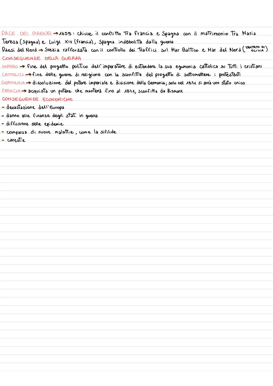 - fu l'ultima
guerra
la guerra dei 30
di religione
duro 30 anni
- coinvolse vecchi stati protagonisti della politica europea (spagna, franci