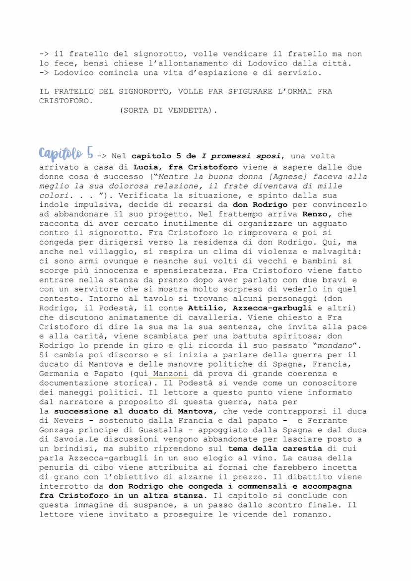 I provjessi sposi
Il romanzo (storico) in altri paesi era per la borghesia, mentre
in Italia
l'aristocrazia considerava il libro per donne e