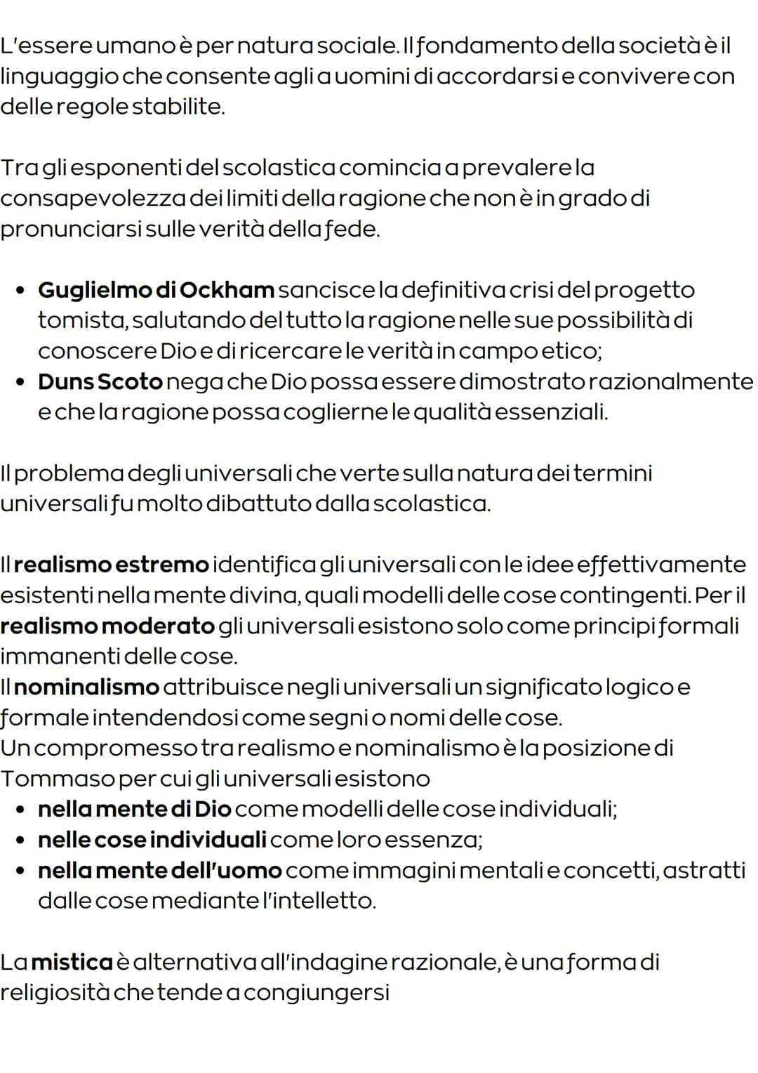 tommaso
d' Aquino
Tommaso d'Aquino propone 5 vie per giungere a Dio:
del movimento: ogni movimento è causato da qualcosa, quindi
deve esiste