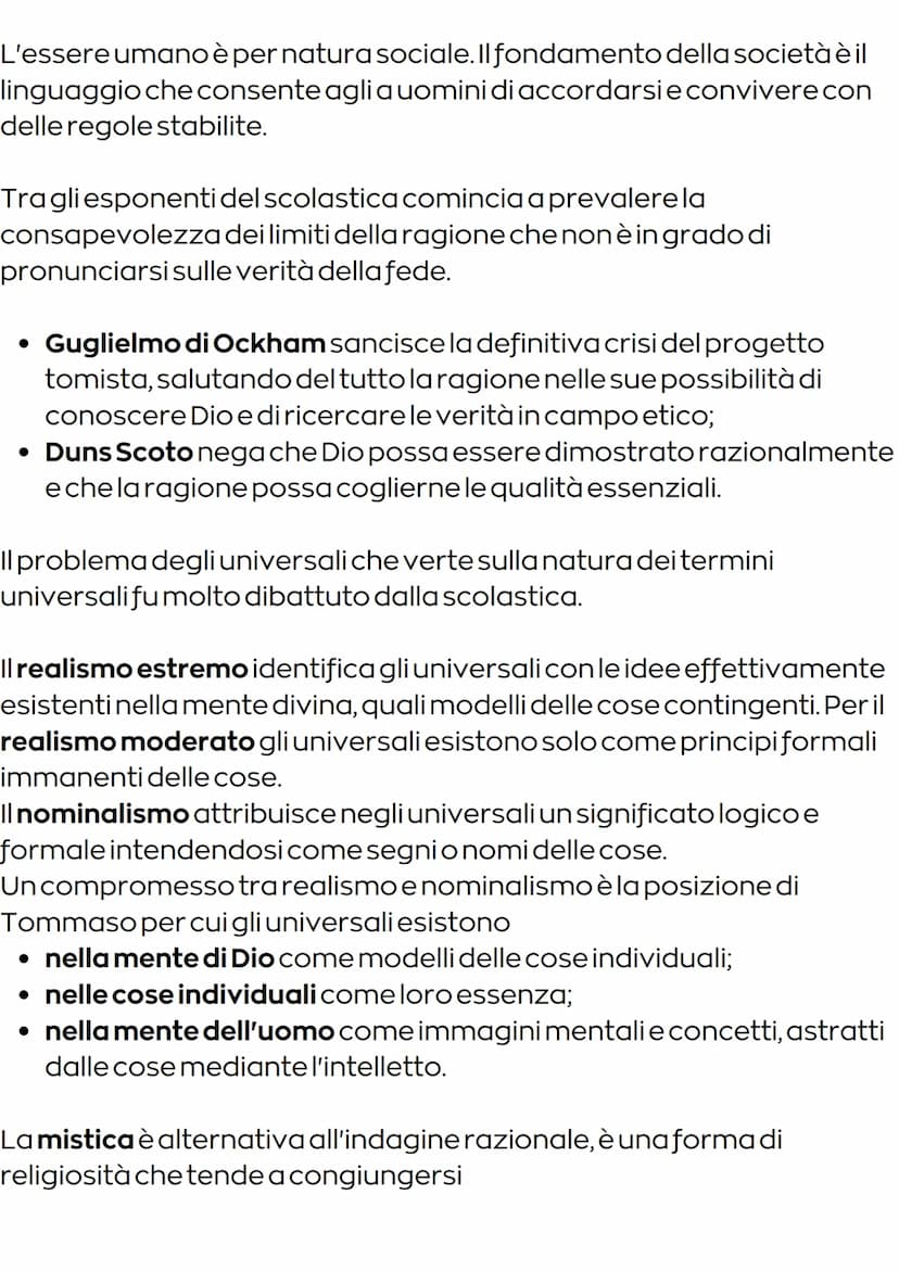 tommaso
d' Aquino
Tommaso d'Aquino propone 5 vie per giungere a Dio:
del movimento: ogni movimento è causato da qualcosa, quindi
deve esiste