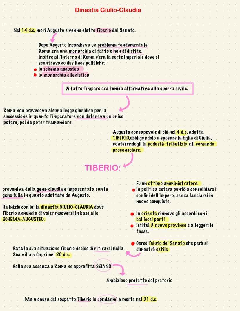 LA DINASTIA DEI FLAVI
Dopo NERONE Roma va in crisi e nel 69 d.c. si succedono degli imperatori
GALBA
Scelto dal Senato e
sfavorito ai
pretor