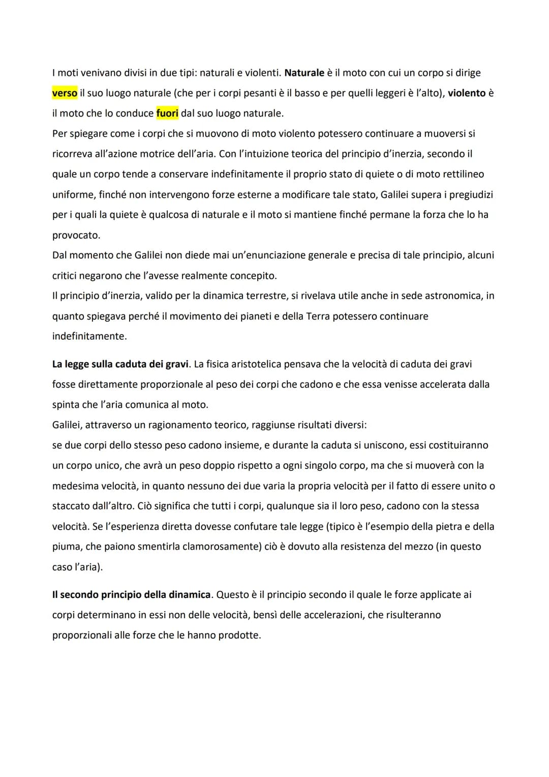1. Introduzione
Galileo Galilei nacque a Pisa nel 1564 da genitori della media borghesia in un'epoca in cui l'Italia
stava uscendo dal Rinas