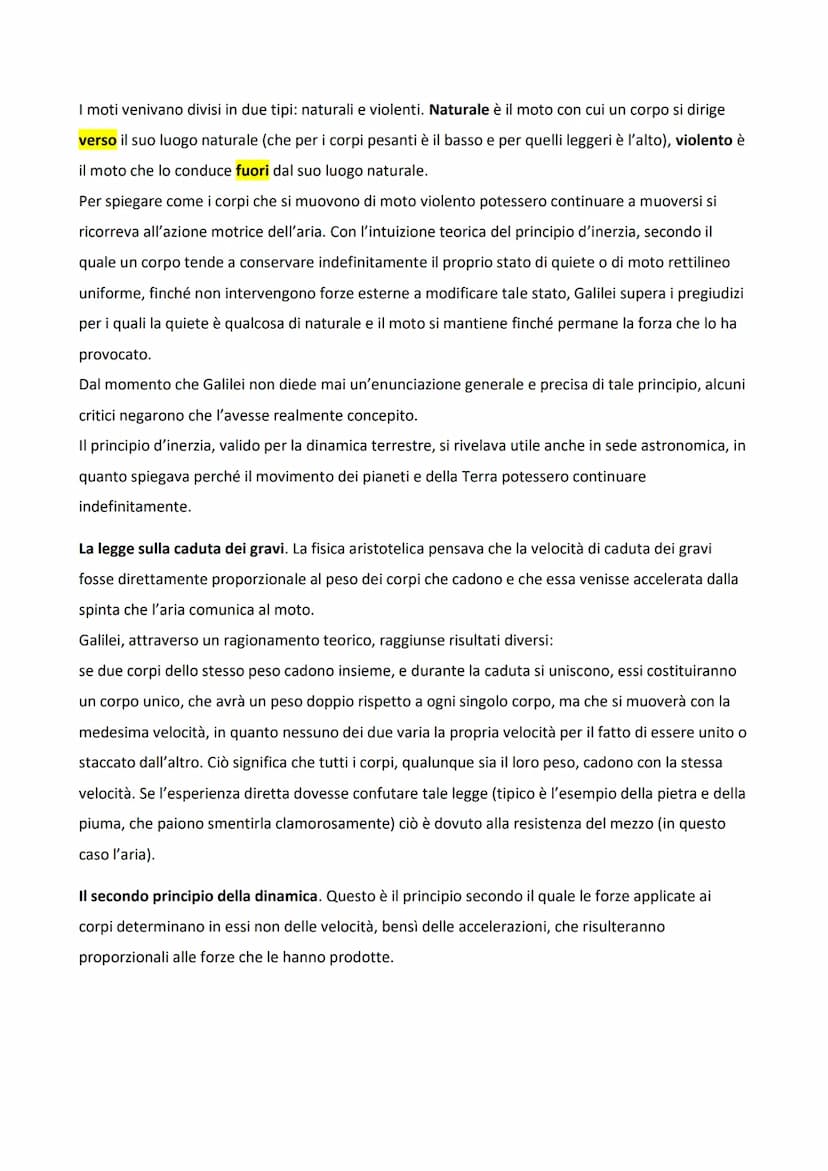 1. Introduzione
Galileo Galilei nacque a Pisa nel 1564 da genitori della media borghesia in un'epoca in cui l'Italia
stava uscendo dal Rinas