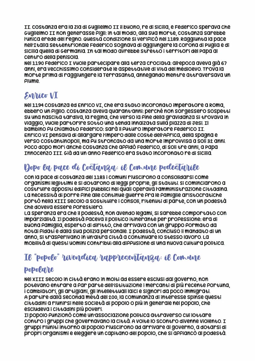 L'Italia comunale e l'Impero
La nascita del Comune
I centri urbani crescono d'importanza
Tra il IX e il X secolo, l'incapacità del potere im