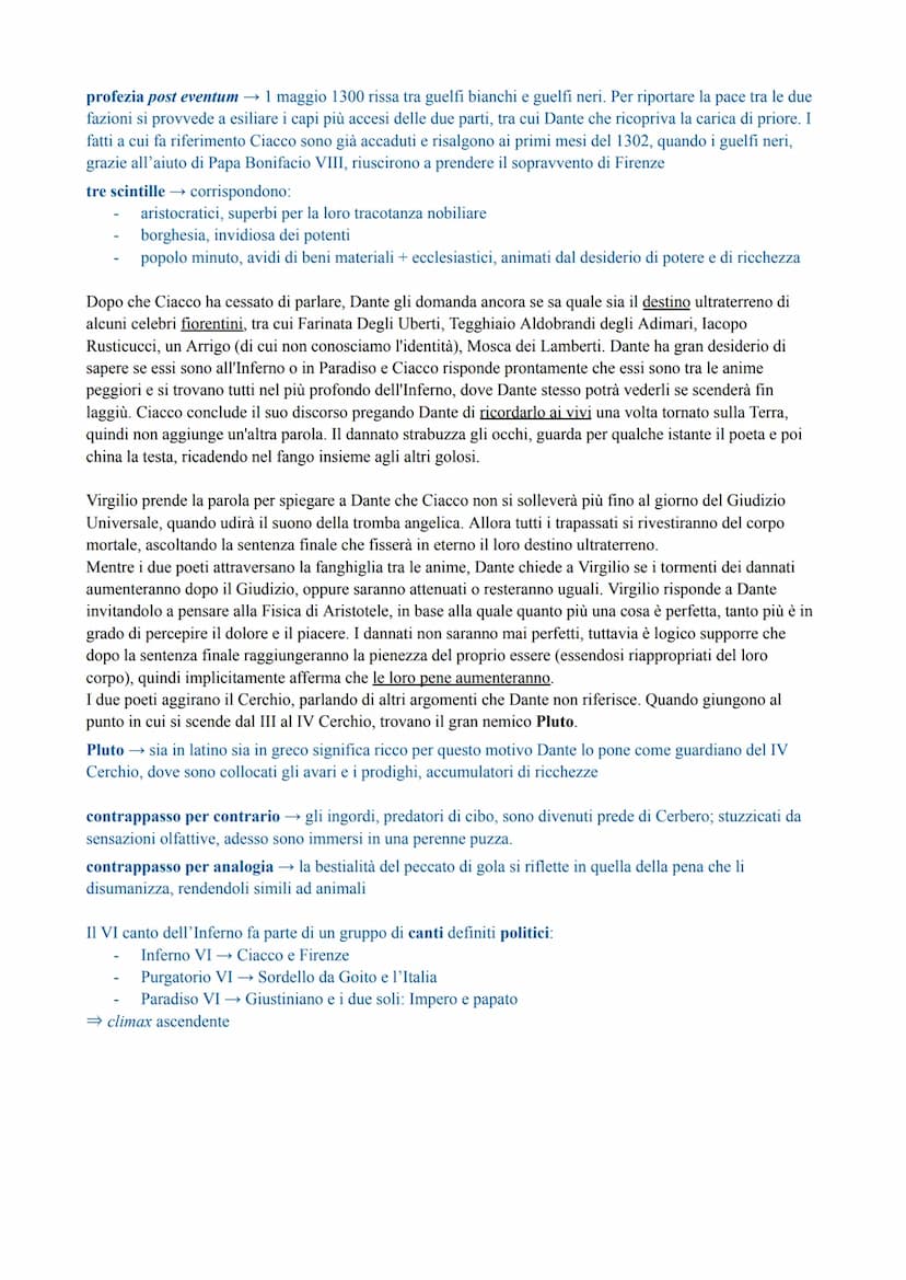 DIVINA COMMEDIA
canto VI - tarda sera del venerdì santo 1300
Dante si risveglia dopo lo svenimento al termine del colloquio con Paolo e Fran