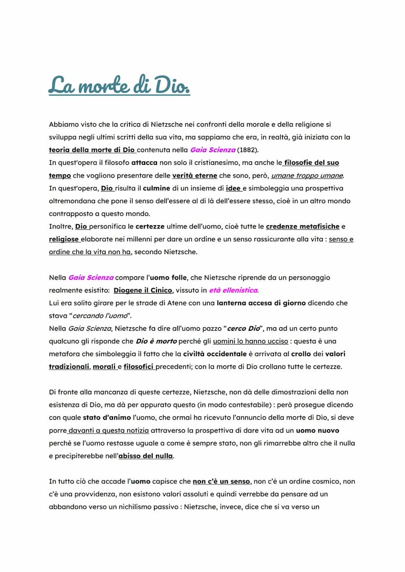 
<h2 id="introduzione">Introduzione</h2>
<p>Friedrich Nietzsche è considerato uno spartiacque tra la filosofia tradizionale e il pensiero de