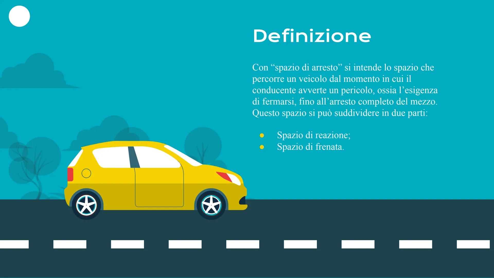 Distanza
di
sicurezza
H Introduzione
La distanza di sicurezza è la distanza che un
veicolo deve mantenere da quello che lo
precede per poter
