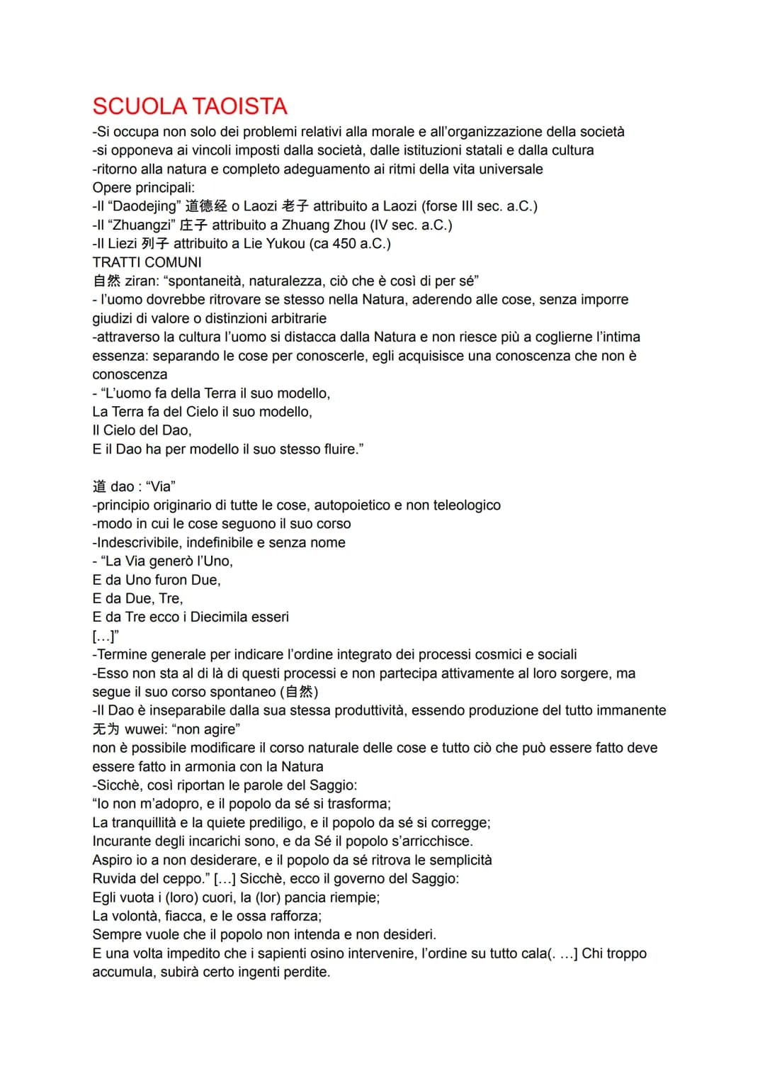 
<p>La filosofia cinese ha una natura pratica e si indirizza sia all'individuo che alle organizzazioni politiche. Il Confucianesimo consider