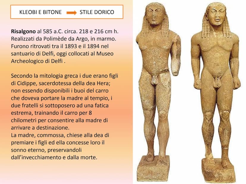 LA SCULTURA ARCAICA
https://www.youtube.com/watch?v=nNMktelyzSE Intorno alla metà del VIII sec. a.C. in Grecia, la grande statuaria monument