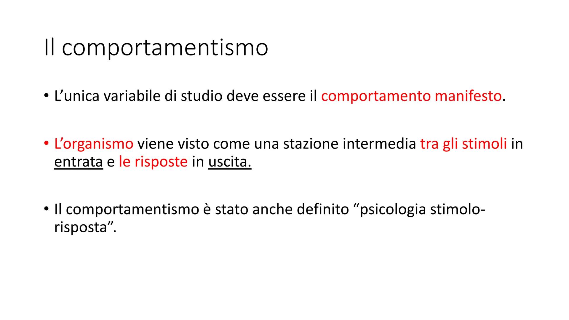 IL COMPORTAMENTISMO Filosofia Astronomia Fisiologia
Strutturalismo
1879
Funzionalismo
La psicologia (1879)
Riflessologia
e scuola storico-cu