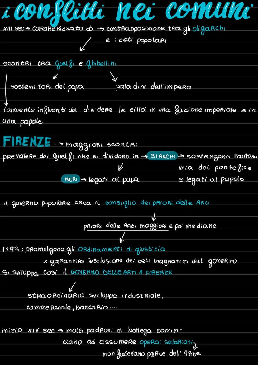 L'Origine dei Comuni
il potere passa dalle ma
ni der nobili a quelle dei
borghesi
x₁ secolo → sviluppo dei commerci
Risorgere delle citta
Cr