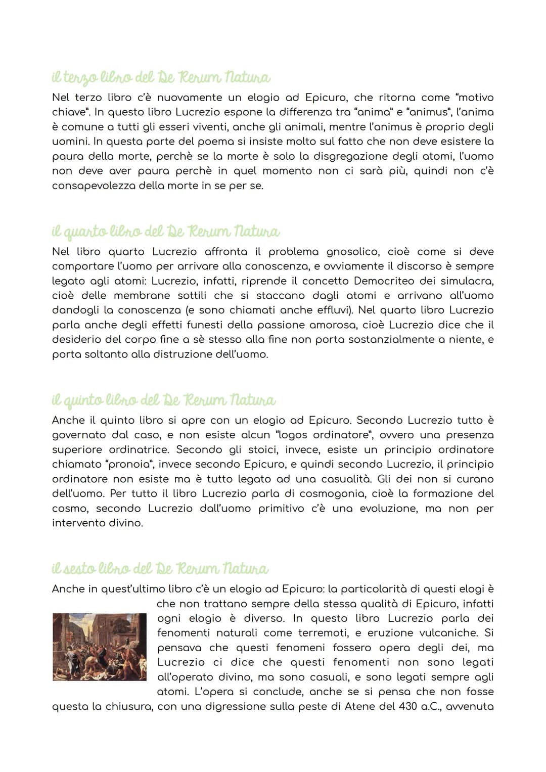 Lucrezio
la vita: una biografia incerta
Lucrezio nasce intorno al I secolo a.C., intorno al 96 a.C. e il 94 a.C., ed è incerto il
luogo di n