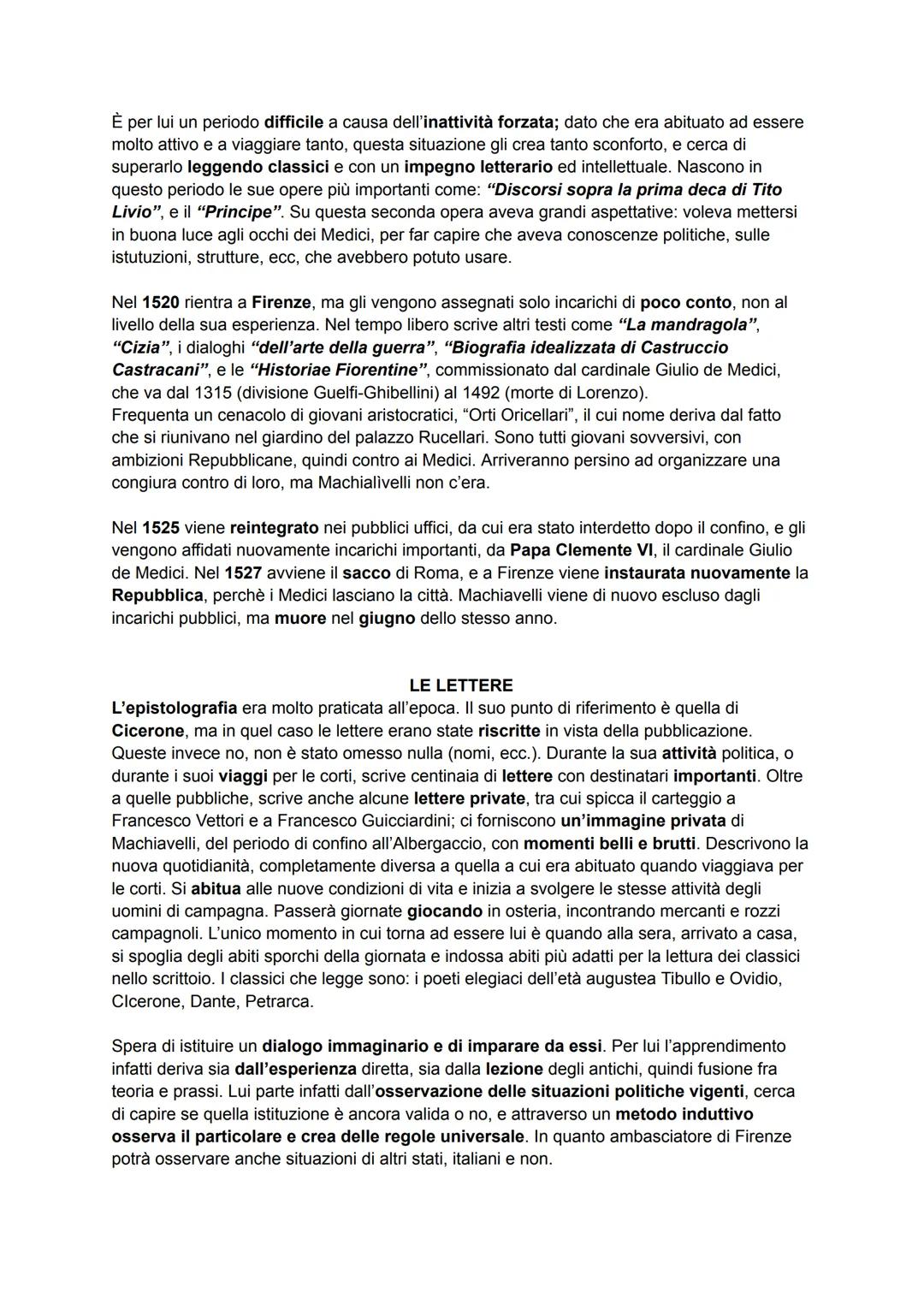NICCOLO MACHIAVELLI
Nasce a Firenze nel 1469. Ha una formazione irregolare: non frequenta gli studi universitari
ma ha comunque una buona pr
