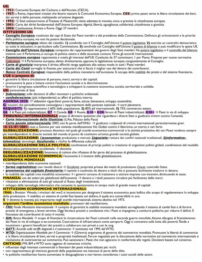 GLOBALIZZAZIONE:
• I piccoli centri: processo di industrializzazione > riduzione d'importanza delle comunità locali. Nel villaggio rurale: 1