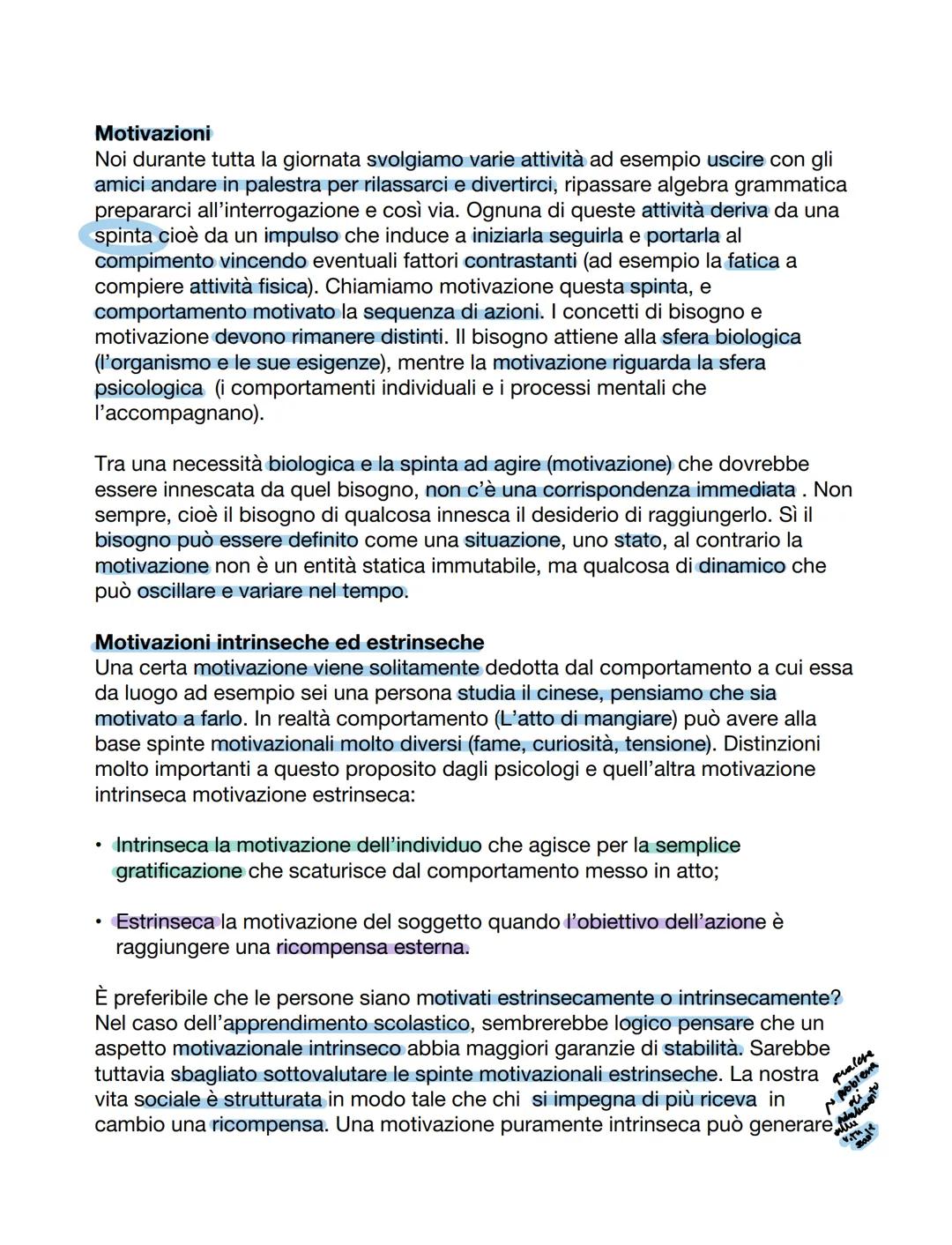 Bisogni
Il concetto di bisogno non è di competenza esclusiva della psicologia ma anche
di chi studia l'uomo. In generale il bisogno può esse