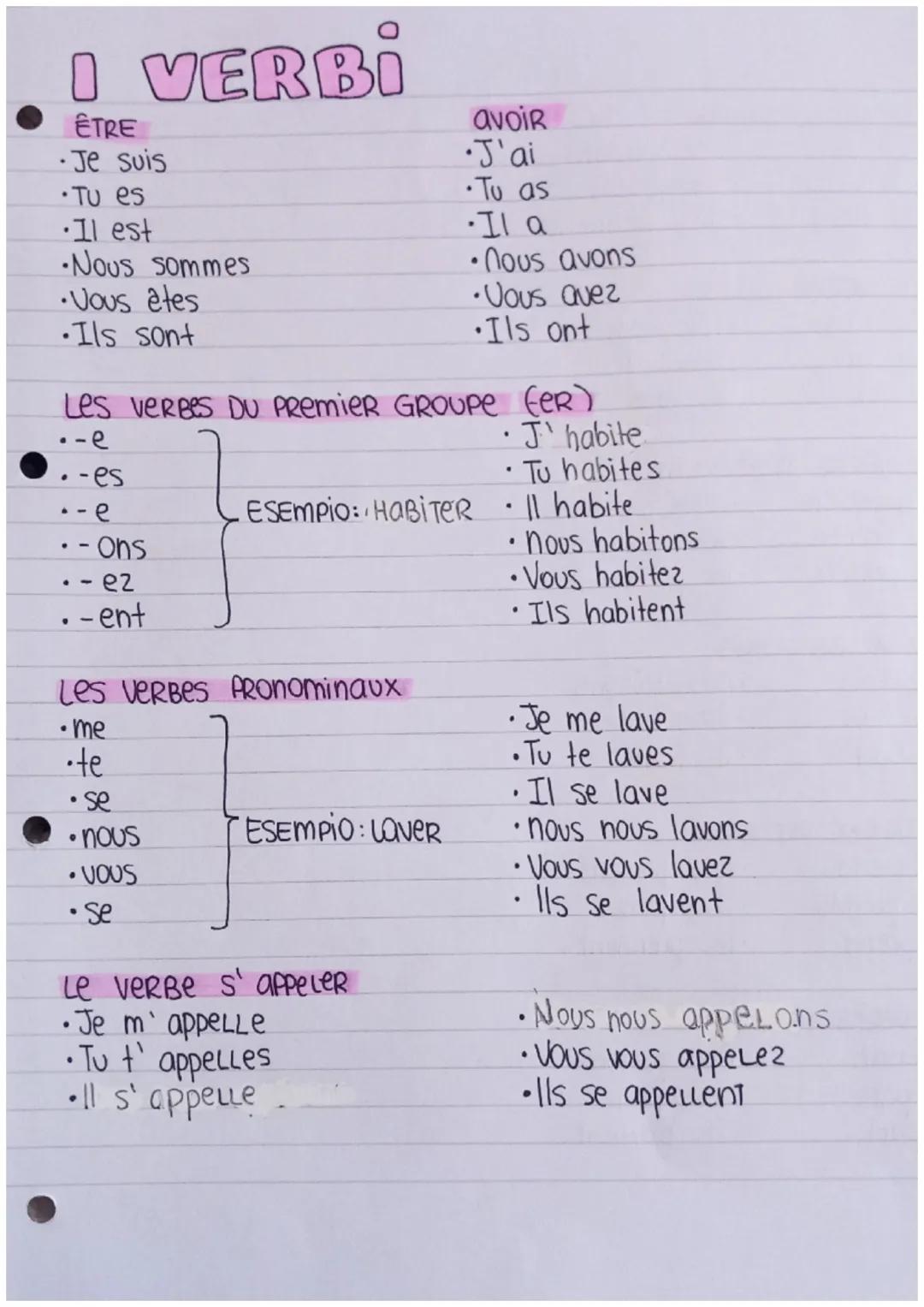 # I VERBİ

ÊTRE
*   Je suis
*   Tu es
*   Il est
*   Nous sommes
*   Vous êtes
*   Ils sont

AVOIR
*   J'ai
*   Tu as
*   Il a
*   Nous avon