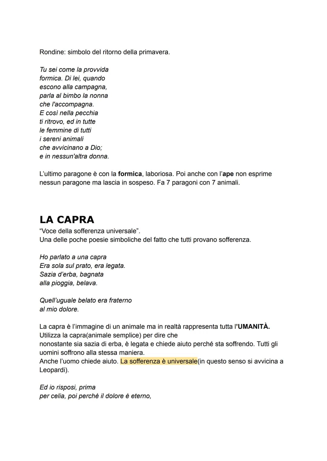 UMBERTO SABA
Il suo nome vero era Umberto Poli.
È stato detto il poeta più chiaro del mondo, chiarezza della poesia e in senso
comunicativo.