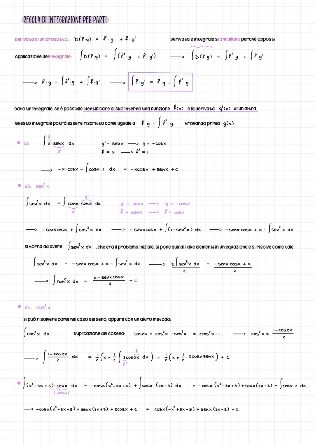 Definizione: Diciamo primitiva di una funzione y = f(x)
Definizione:
И
X
F(x) tale che F'(x) = f(x)
Es. y = x = f(x)
TABELLA DEGLI INTEGRALI