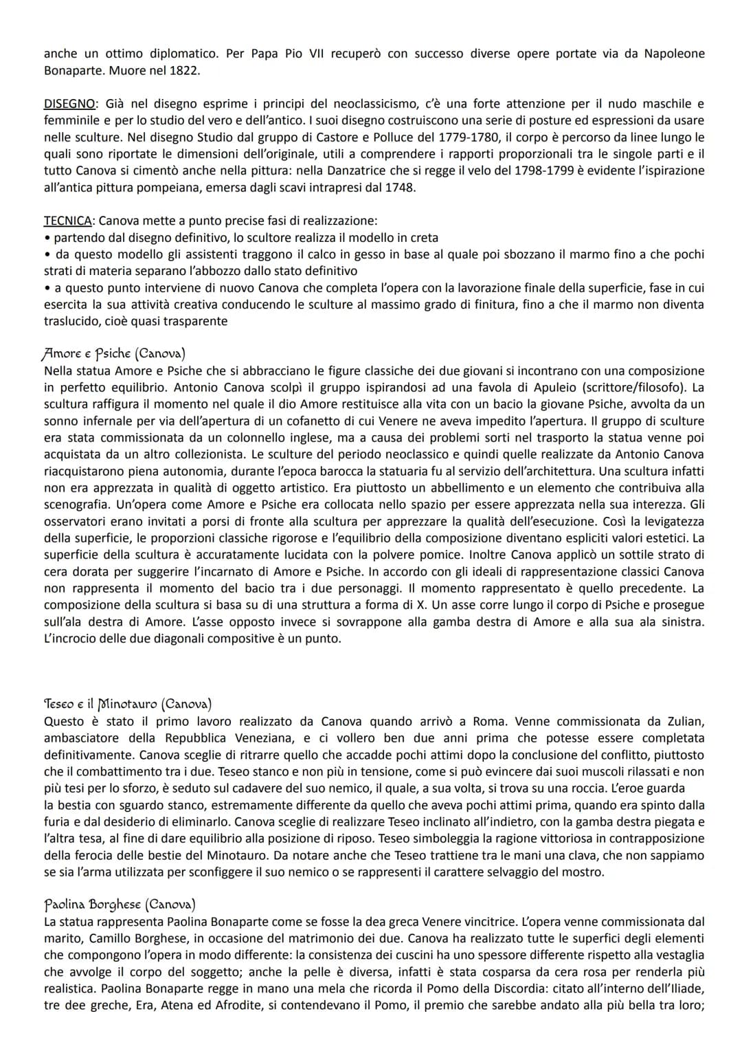 
<p>Il Neoclassicismo è un movimento culturale che si sviluppa in Europa tra la seconda metà del '700 e i primi dell'800. Si manifesta sopra