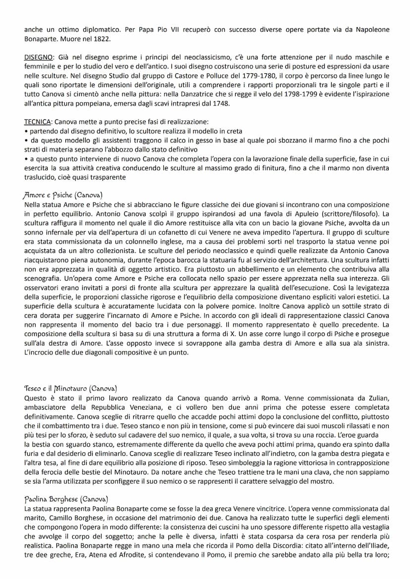 
<p>Il Neoclassicismo è un movimento culturale che si sviluppa in Europa tra la seconda metà del '700 e i primi dell'800. Si manifesta sopra