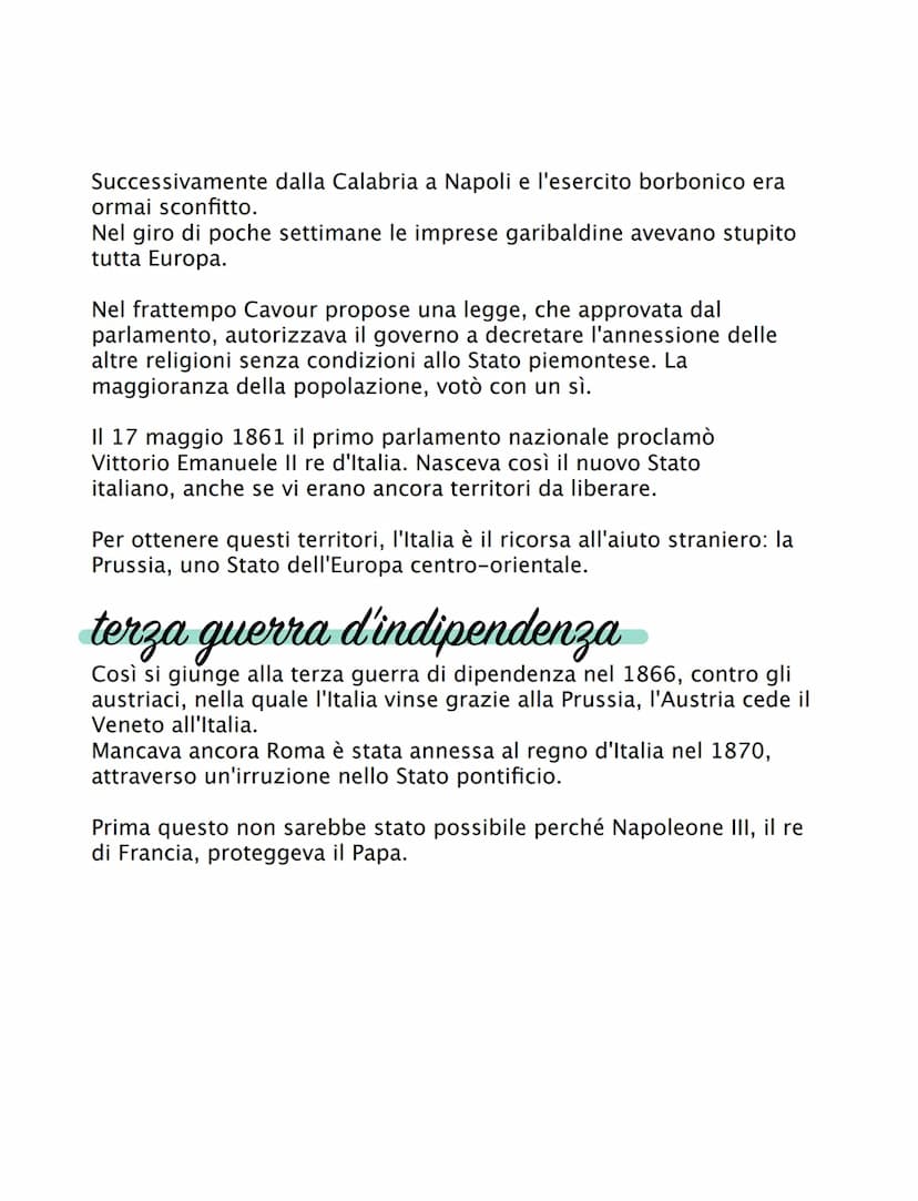 Risorgimento
cosé
il risorgimento è un periodo storico nel quale sono nate idee, guerre
per l'indipendenza dei territori a scopo di unificar