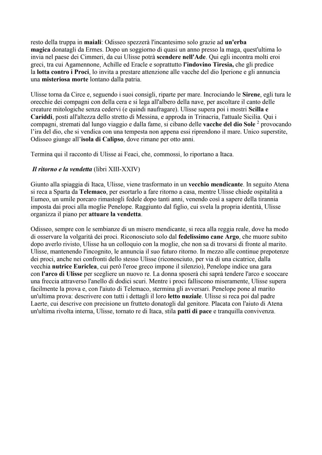 ●
L'"Odissea" di Omero: riassunto e personaggi principali
Caratteri generali e suddivisione del poema
L'Odissea, come l'Iliade, è un poema e